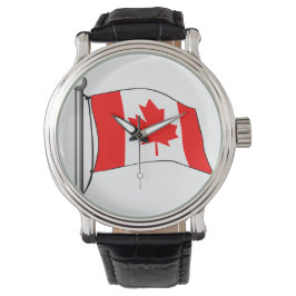 Reloj De Pulsera Bandera de Canadá