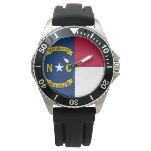 Reloj De Pulsera Bandera de Carolina del Norte