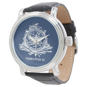 Reloj De Pulsera Bandera de Charleston, Carolina del Sur