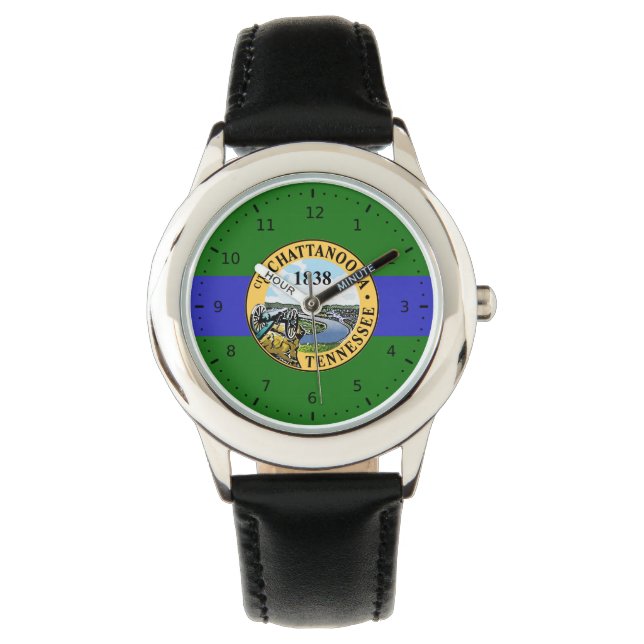 Reloj De Pulsera Bandera de Chattanooga, Tennessee (Anverso)