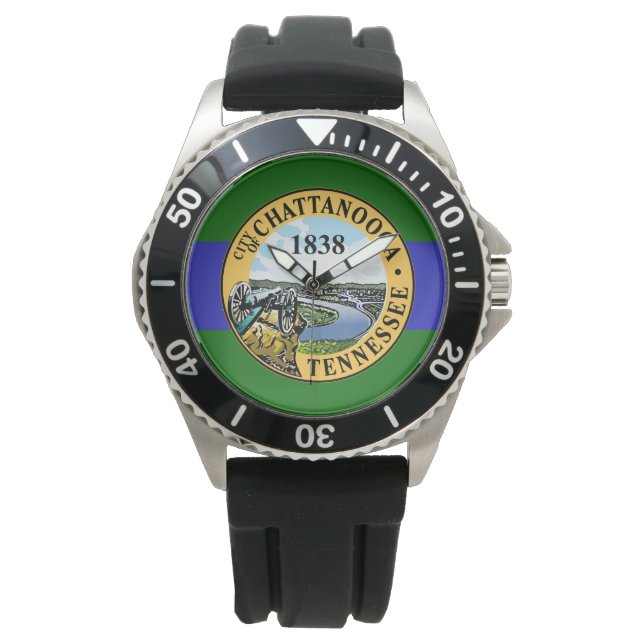 Reloj De Pulsera Bandera de Chattanooga (Tennessee) (Anverso)