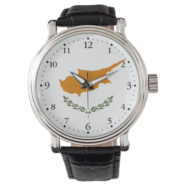 Reloj De Pulsera Bandera de Chipre (Anverso)