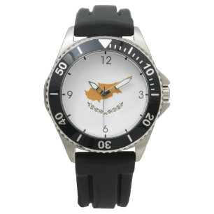 Reloj De Pulsera Bandera de Chipre (grecochipriota)