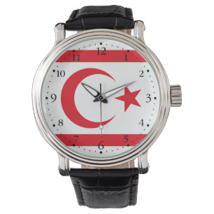 Reloj De Pulsera Bandera de Chipre Septentrional