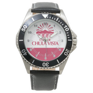 Reloj De Pulsera Bandera de Chula Vista (California) City Watch