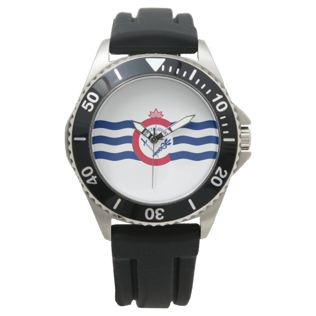 Reloj De Pulsera Bandera de Cincinnati (Ohio) (Anverso)