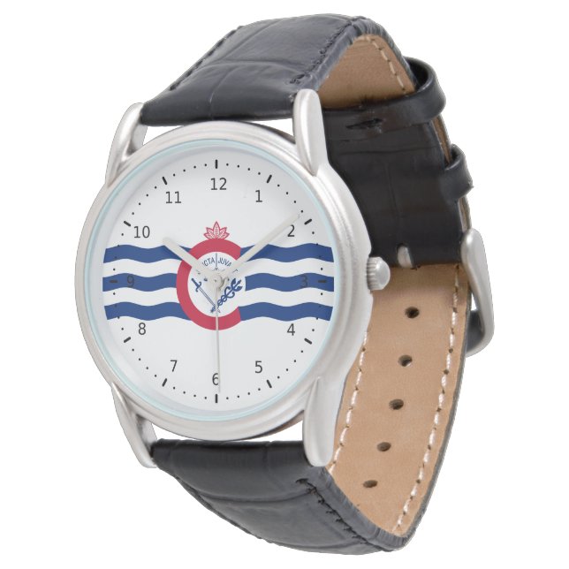 Reloj De Pulsera Bandera de Cincinnati, Ohio (Angular)