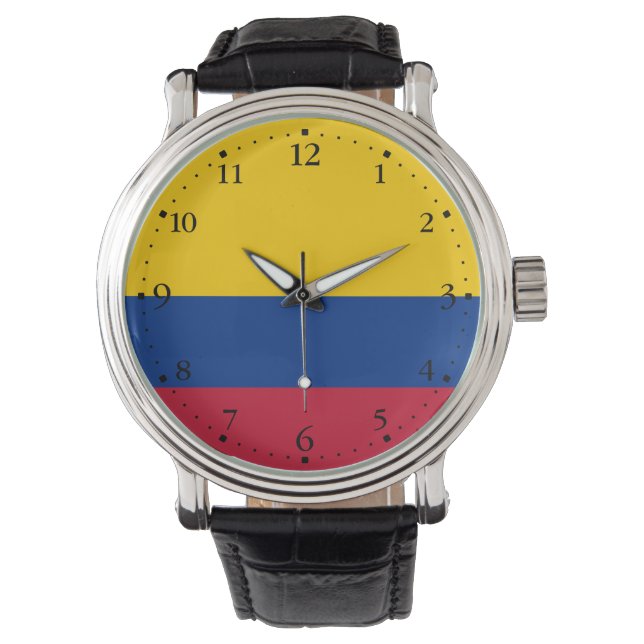 Reloj De Pulsera Bandera de Colombia (Anverso)