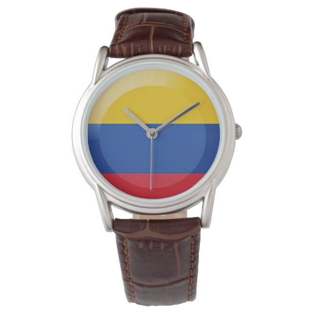 Reloj De Pulsera Bandera de Colombia (Anverso)
