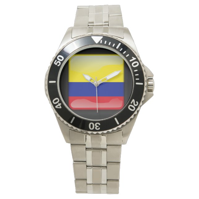 Reloj De Pulsera Bandera de Colombia (Anverso)