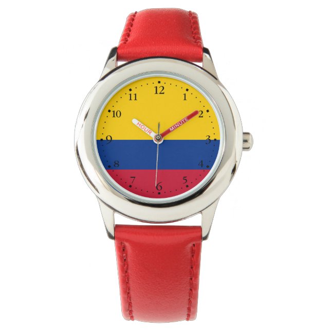 Reloj De Pulsera Bandera de Colombia (Anverso)