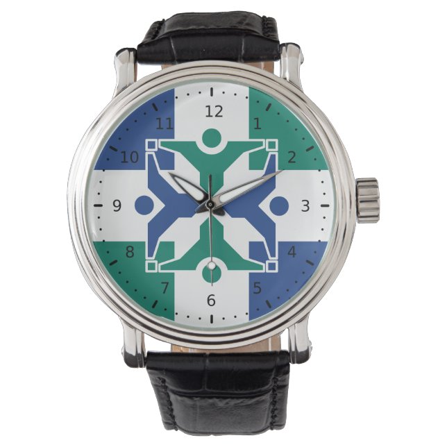 Reloj De Pulsera Bandera de Columbia, Missouri (Anverso)