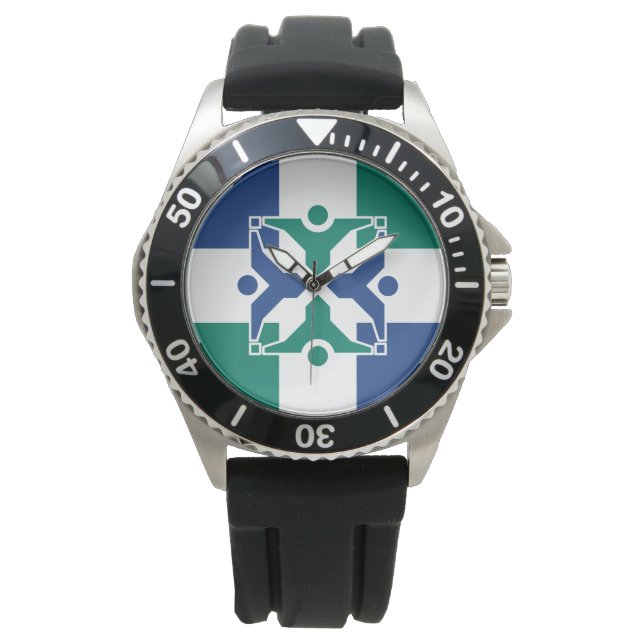 Reloj De Pulsera Bandera de Columbia (Missouri) (Anverso)