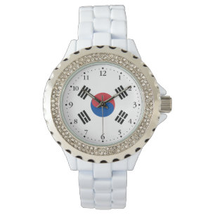 Reloj De Pulsera Bandera de Corea del Sur