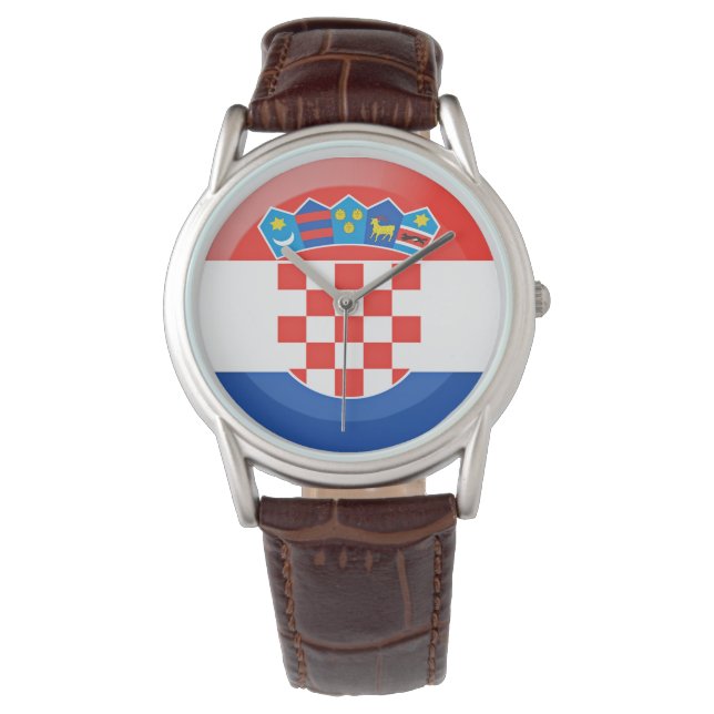 Reloj De Pulsera Bandera de Croacia (Anverso)