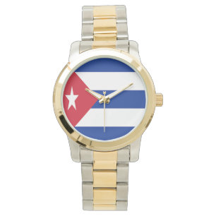 Reloj De Pulsera Bandera de Cuba