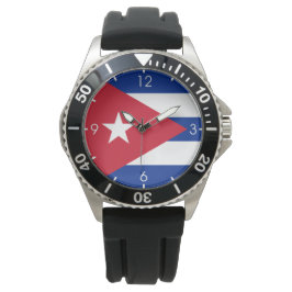 Reloj De Pulsera Bandera de Cuba