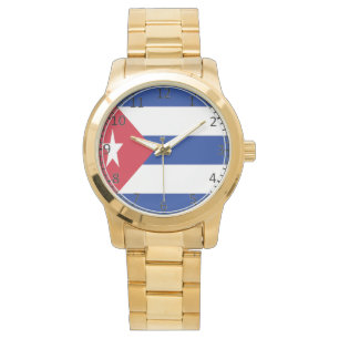 Reloj De Pulsera Bandera de Cuba