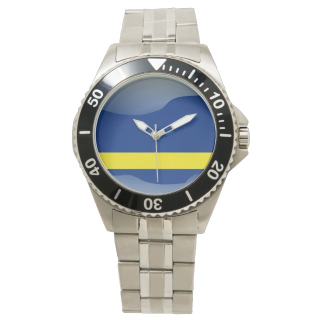 Reloj De Pulsera Bandera de Curacao (Anverso)