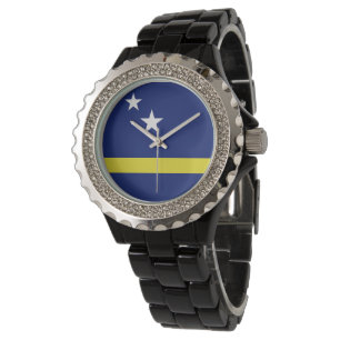 Reloj De Pulsera Bandera de Curazao
