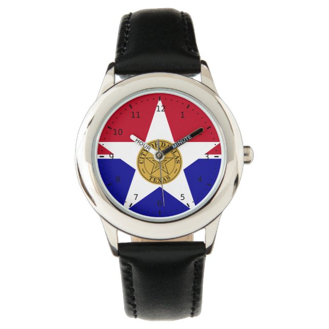 Reloj De Pulsera Bandera de Dallas, Texas (Anverso)