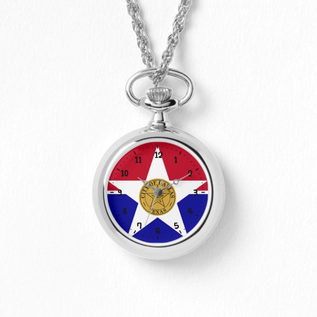 Reloj De Pulsera Bandera de Dallas, Texas Watch (Anverso)