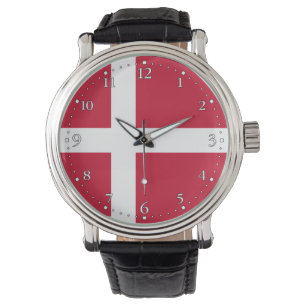Reloj De Pulsera Bandera de Dinamarca