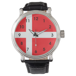 Reloj De Pulsera Bandera de Dinamarca