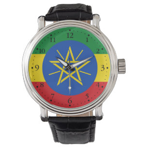 Reloj De Pulsera Bandera de Etiopía