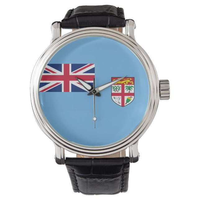 Reloj De Pulsera Bandera de Fiji (Fiji) (Anverso)