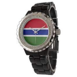 Reloj De Pulsera Bandera de Gambia