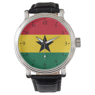 Reloj De Pulsera Bandera de Ghana