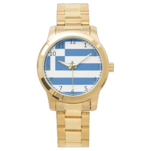 Reloj De Pulsera Bandera de Grecia