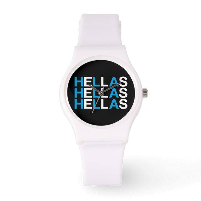 Reloj De Pulsera Bandera de GRECIA (Anverso)