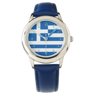 Reloj De Pulsera Bandera de Grecia