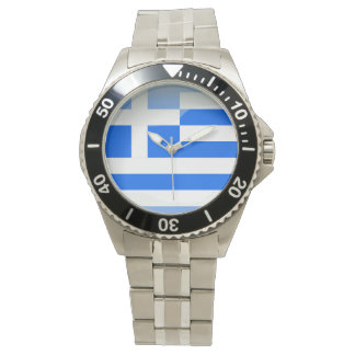 Reloj De Pulsera Bandera de Grecia