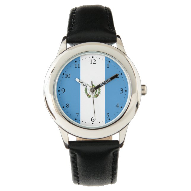 Reloj De Pulsera Bandera de Guatemala (Anverso)