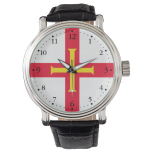 Reloj De Pulsera Bandera de Guernsey