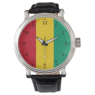 Reloj De Pulsera Bandera de Guinea