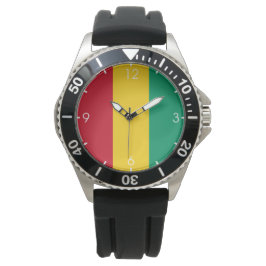 Reloj De Pulsera Bandera de Guinea (país africano)