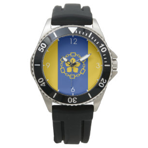 Reloj De Pulsera Bandera de Hamilton (Ontario, Canadá)