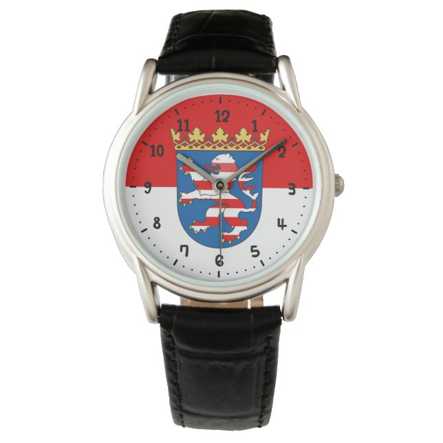 Reloj De Pulsera Bandera de Hesse Watch (Anverso)