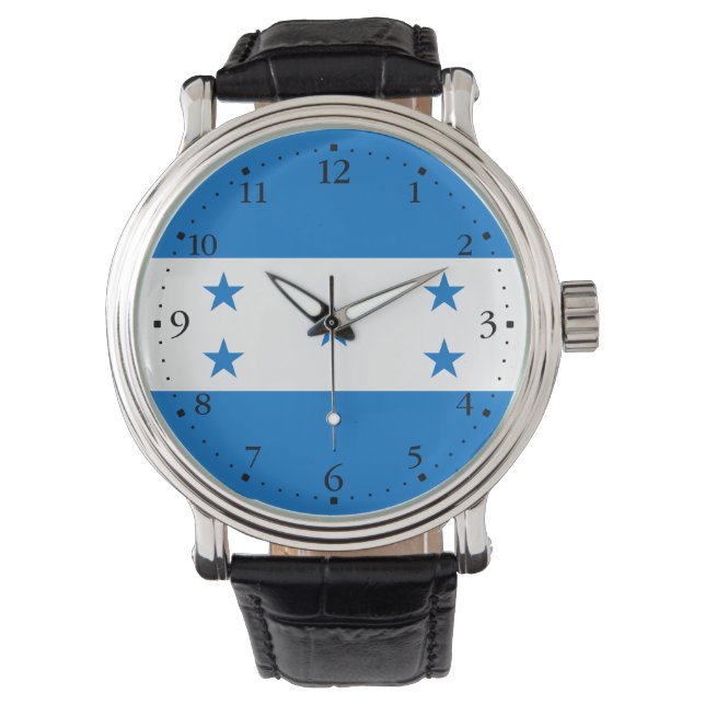 Reloj De Pulsera Bandera de Honduras (Anverso)