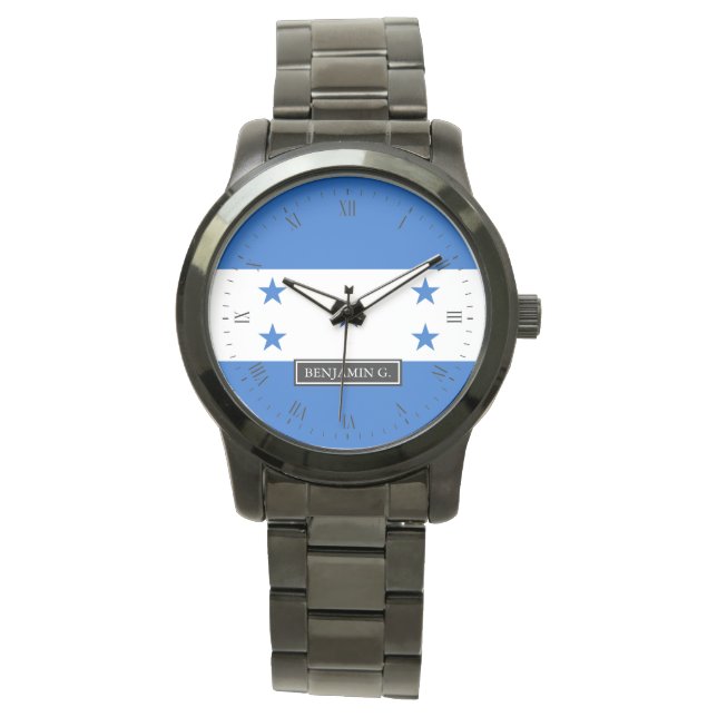 Reloj De Pulsera Bandera de Honduras (Anverso)