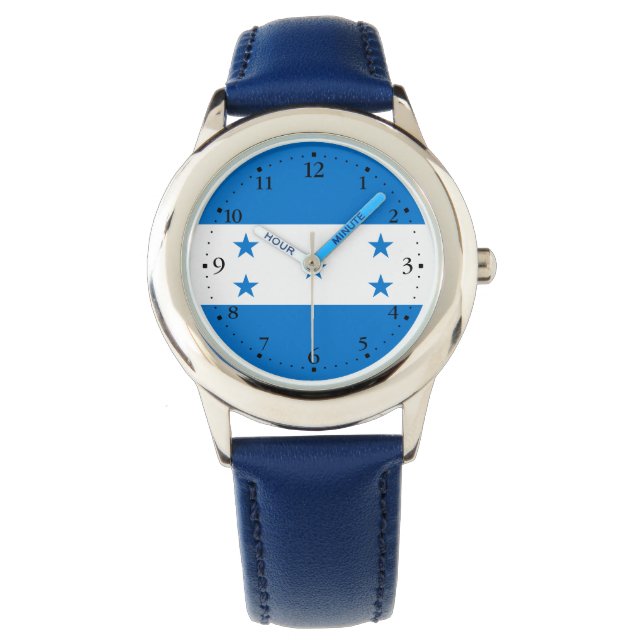 Reloj De Pulsera Bandera de Honduras (Anverso)