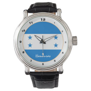Reloj De Pulsera Bandera de Honduras y diseño moderno