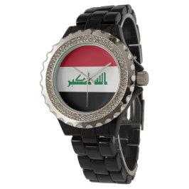 Reloj De Pulsera Bandera de Iraq