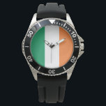 Reloj De Pulsera Bandera de Irlanda<br><div class="desc">Bandera nacional de Irlanda,  Irlanda,  bandera,  irlandés,  verde,  naranja,  blanco,  país,  nacional,  oficial,  símbolo,  soberano,  celebración,  libertad,  independencia,  libertad,  libertad,  fiesta,  icono,  cartel,  vector,  precisión,  dimensiones,  proporciones,  colores</div>