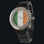 Reloj De Pulsera Bandera de Irlanda<br><div class="desc">¡Un regalo ideal para todos los patriotas de su país!</div>