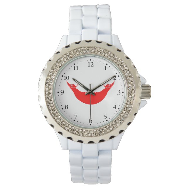 Reloj De Pulsera Bandera de Isla de Pascua (Anverso)